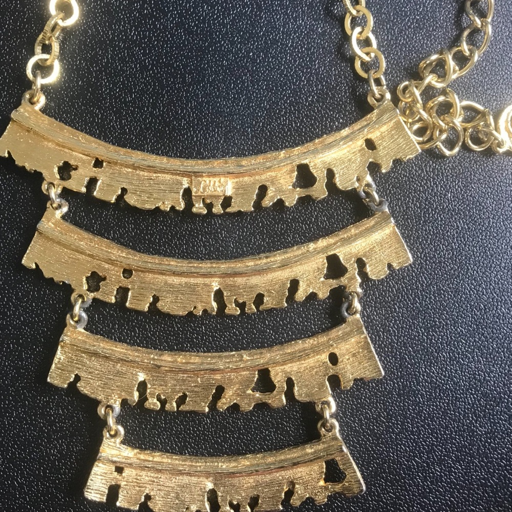 Vintage 4 tier cascading necklace - Picture 3 of 5